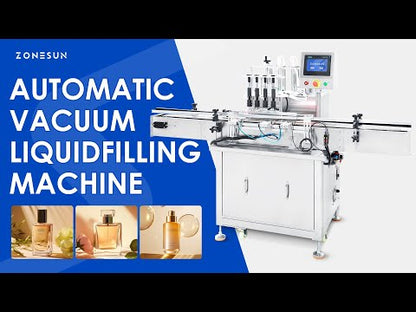 ZONESUN ZS-VTZL4A Automatic Vacuum Liquid Filling Machine for Perfume and Fragrance Bottles