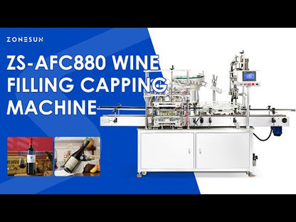 Zonesun ZS-AFC880 Monoblock Wine Bottling Filling Capping Machine