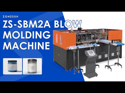 ZONESUN ZS-SBM2A 2-Cavity Automatic Bottle Blow Molding Machine with UV Heating