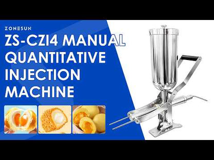 ZONESUN ZS-CZI4 Manual Pastry Cream Donut Churro Injection Machine