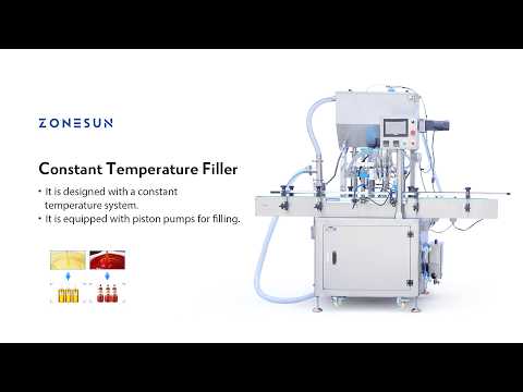 ZONESUN ZS-YTCT4P Automatic Constant Temperature Paste Filling Machine