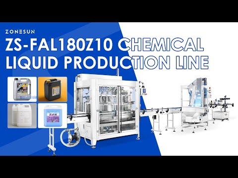 Zonesun ZS-FAL180Z10 Servo Filling Capping and Labeling Machines