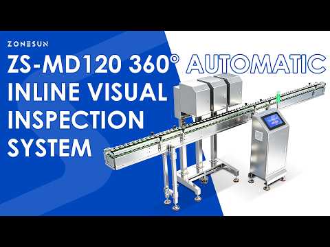 Zero Defects: ZONESUN ZS-MD120 360° Visual Inspection System for PET Bottles & Aluminum Cans