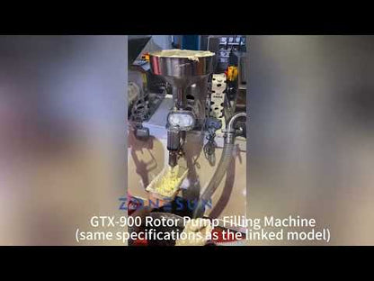 ZONESUN ZS-DTGT900M Automatic Rotor Pump Paste Liquid Filling Machine With Mixer Heater