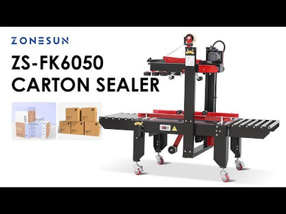 ZONESUN ZS-FK6050 Automatic Double Sides Carton Sealing Machine