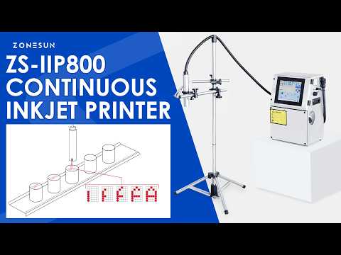 Zonesun ZS-IIP800 Continuous Inkjet Printer