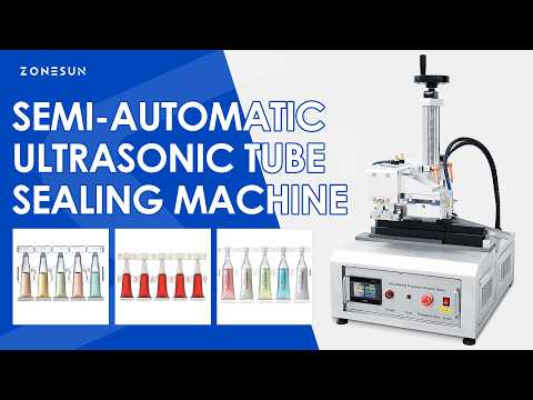 Efficient Sealing: ZONESUN ZS-FK003U Ultrasonic Tube Sealer for Cosmetic & Food Plastic/Metal Tubes