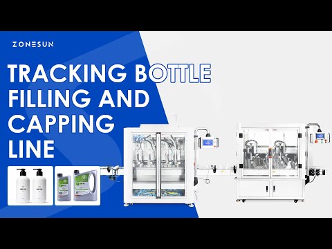 ZONESUN ZS-AFC24VT Efficient 4-Head Tracking Filler and Servo Capping Machine for Viscous Products