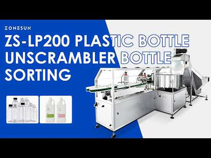 ZONESUN ZS-LP200 High-Speed Automatic Plastic Bottle Unscrambler
