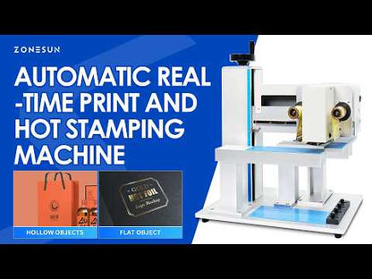 Zonesun ZS-8025D Digital Hot Foil Stamping Machine for Boxes & Bags