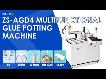 ZONESUN ZS-AGD4 High-Precision AB Glue Dispensing and Potting Machine for Electronics and LED