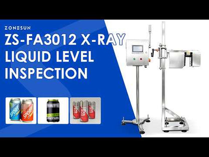 ZONESUN ZS-FA3012 Automatic X-ray Liquid Level Inspection Machine for Beverage Food Packaging Lines