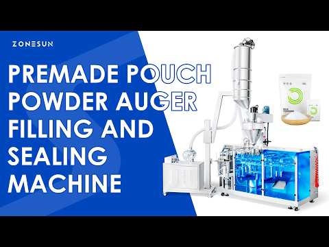 ZONESUN ZS-AFS210 Automatic Powder Doypack Bag Filling Sealing Machine
