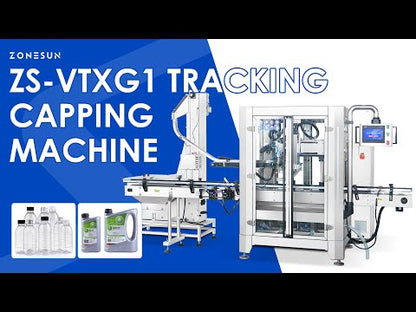 ZONESUN ZS-VTXG1 Automatic Tracking Capping Machine for Bottle Sealing
