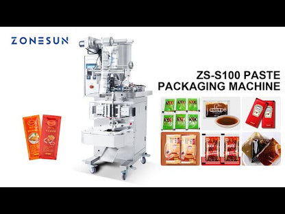 Automatic Paste Filling Sealing Machine With Date Printer