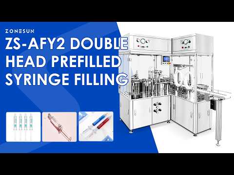 Bubble-Free Tech: ZONESUN ZS-AFY2 Automatic Prefilled Syringe Vacuum Filling & Stoppering Machine