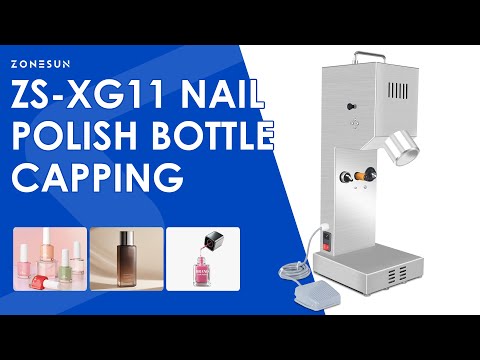 Compact Nail Polish Bottle Capping Machine