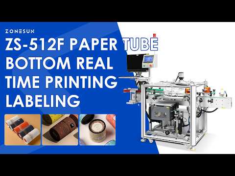 Smart Coding: ZONESUN ZS-512F Automatic Bottom Print & Apply Labeling Machine with RFID Verification