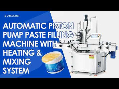 ZONESUN ZS-WCHJ1C Automatic Wax Petroleum Jelly Paste Filler with Heater and Mixer