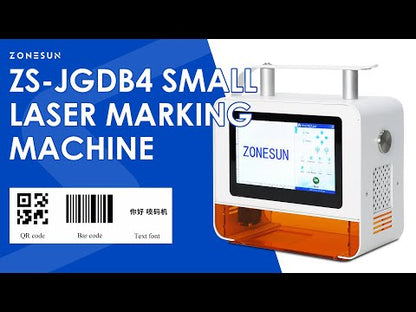 ZONESUN ZS-JGDB4 Portable Laser Marking Machine with Touchscreen for Flexible Industrial Coding
