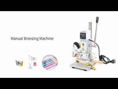 ZONESUN ZS-100B 10x13cm Dual Use Pencil Hot Foil Stamping Machine