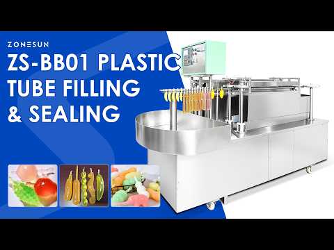 ZONESUN ZS-BB01 Automatic Plastic Tube Filling and Sealing Machine for Ice Pops & Juice