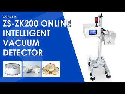 ZONESUN ZS-ZK200 Automatic Online Intelligent Non Contact Acoustic Vacuum Seal Inspection Detector for Bottles and Cans