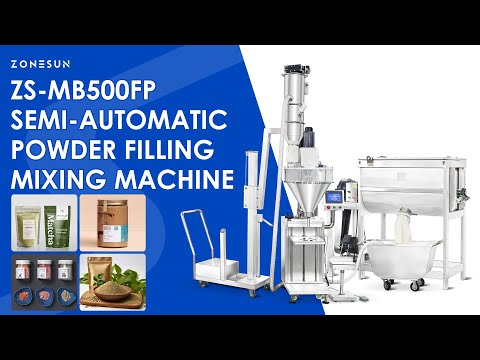 ZONESUN ZS-MB500FP Auger Filler Powder Weighing Filling Machine