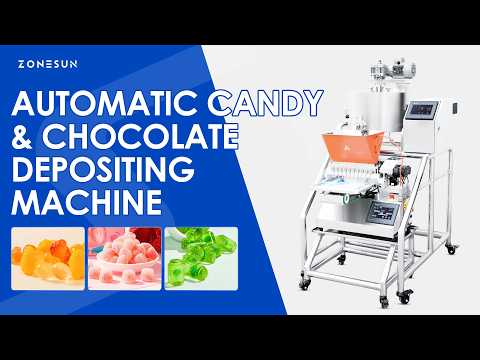 ZONESUN ZS-CTF50 Gummy Candy Filling Machine with Cooker & Depositor