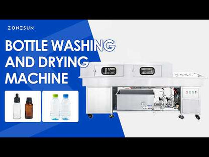 ZONESUN ZS-WB17: High-Speed Automatic Bottle Washing & Drying Machine for New & Recycled Bottles