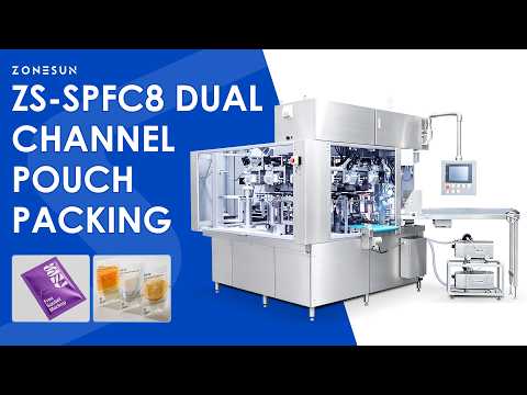 ZONESUN ZS-SPFC8 High-Speed Dual-Channel Premade Pouch Packing Machine