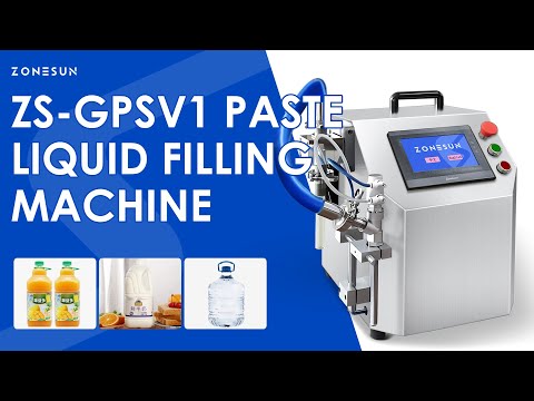 ZONESUN ZS-GPSV1 Semi-automatic Filler with Handheld Nozzle for Creams Oils Sauces