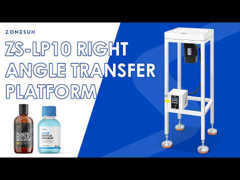Smooth 90° Turns: ZONESUN ZS-LP10 Right-Angle Transfer Platform for Automated Production Lines