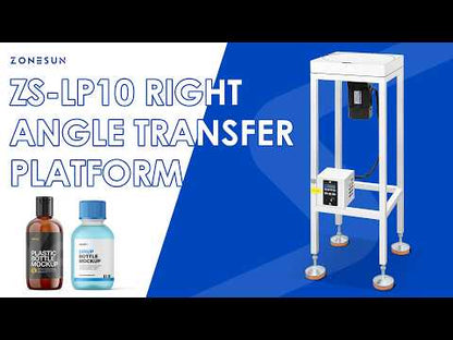 Smooth 90° Turns: ZONESUN ZS-LP10 Right-Angle Transfer Platform for Automated Production Lines