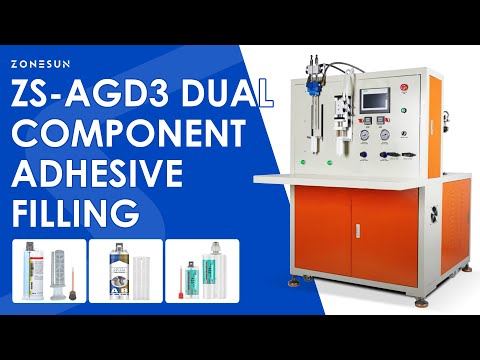ZONESUN ZS-AGD3 Automatic Dual-Component Adhesive Filling Machine for Epoxy, PU and Acrylic