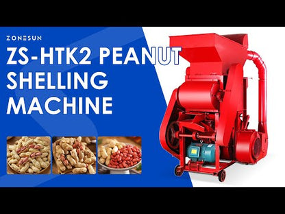 ZONESUN ZS-HTK2 Automatic Peanut Sheller Machine High Efficiency Peanut Processing