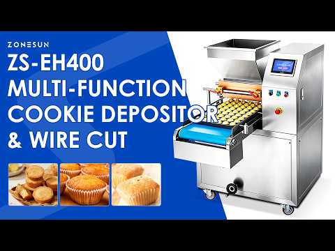 ZONESUN ZS-EH400 Cookie Depositor for Cookies, Macarons, Cupcakes & Cakes