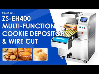 ZONESUN ZS-EH400 Cookie Depositor for Cookies, Macarons, Cupcakes & Cakes