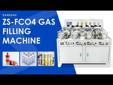 Industrial Efficiency: ZONESUN ZS-FCO4 4-Head High-Pressure CO2 Gas Filling & Packaging Machine