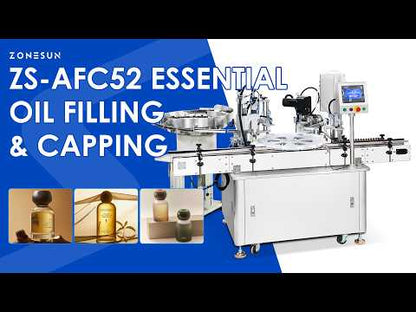 Monoblock System: ZONESUN ZS-AFC52 Essential Oil Filling, Stoppering&Capping Machine Production Line