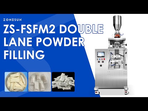 Dual-Lane Ultrasonic Powder Packing Machine