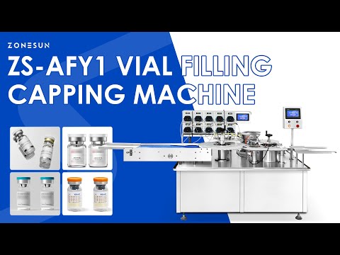 ZONESUN ZS-AFY1 Automatic Vial Packaging Machine with Peristaltic Pump Filling and Stopper Inserting
