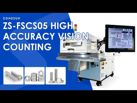ZONESUN ZS-FSCS05 High-Accuracy Automatic Vision Counting Machine for Small Parts