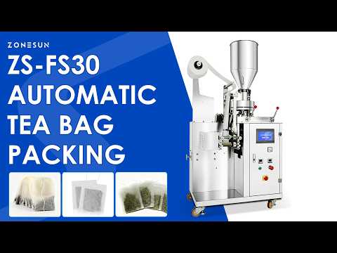ZONESUN ZS-FS30 Automatic Tea Bag Packing Machine with Thread Attaching System
