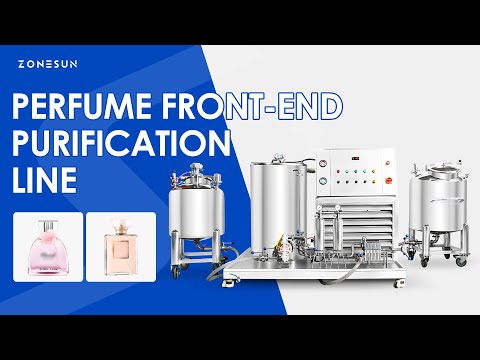 ZONESUN ZS-FAL180W Automatic Perfume Purification Line for Cosmetic Fragrance Production