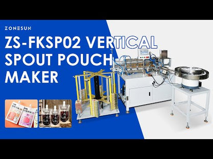 ZONESUN ZS-FKSP02: Automatic Spout Pouch Making Machine for Juice, Sauce, and Detergents
