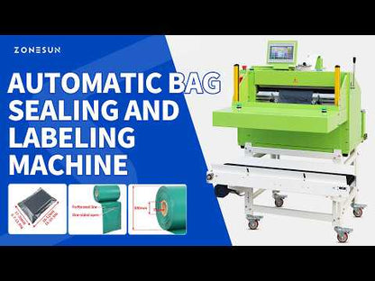ZONESUN ZS-TB103 Automatic Courier Bag Sealer Plastic Pouch Sealing Machine