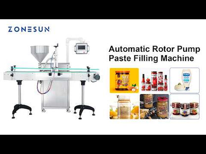 Pasta de bomba de rotor de servo motor ZONESUN ZS-VTRP1A 50-1500ml/máquina de enchimento de líquido viscoso 