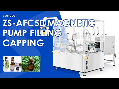 ZONESUN ZS-AFC50 High-Precision Monoblock Liquid Filling and Automatic Capping Machine