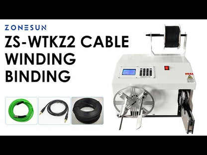 ZONESUN ZS-WTKZ2 Fully Automatic Cable Winding and Binding Machine for Wire Harness Production